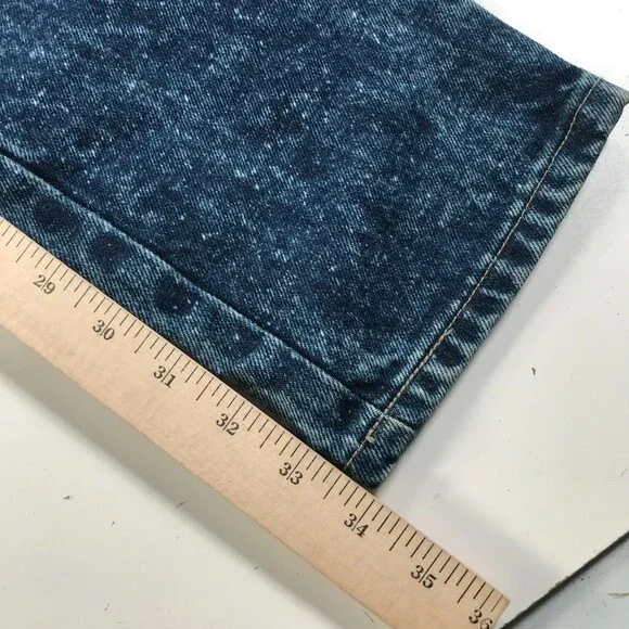 New Vintage Corniche Jeans Mens 31 Medium Blue Mineral Wash Straight Leg - Picture 6 of 11